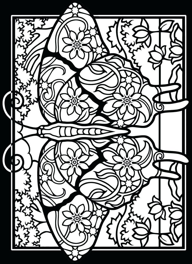 650x890 Good Free Dover Coloring Pages New Stained Glass For Kids On Art 6