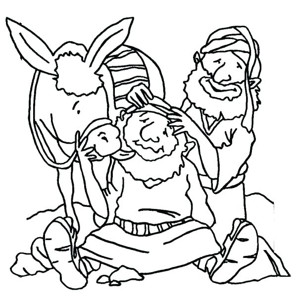 600x600 Beautiful Good Samaritan Coloring Page Online The And Helping