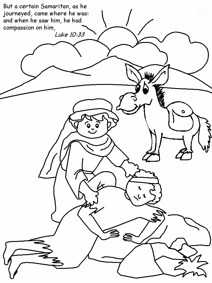 718x957 Trend Good Samaritan Coloring Page 84 In Print Coloring Pages