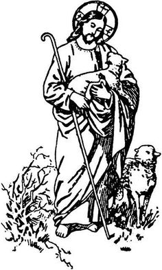 236x393 Good Shepherd Sunday Clip Art