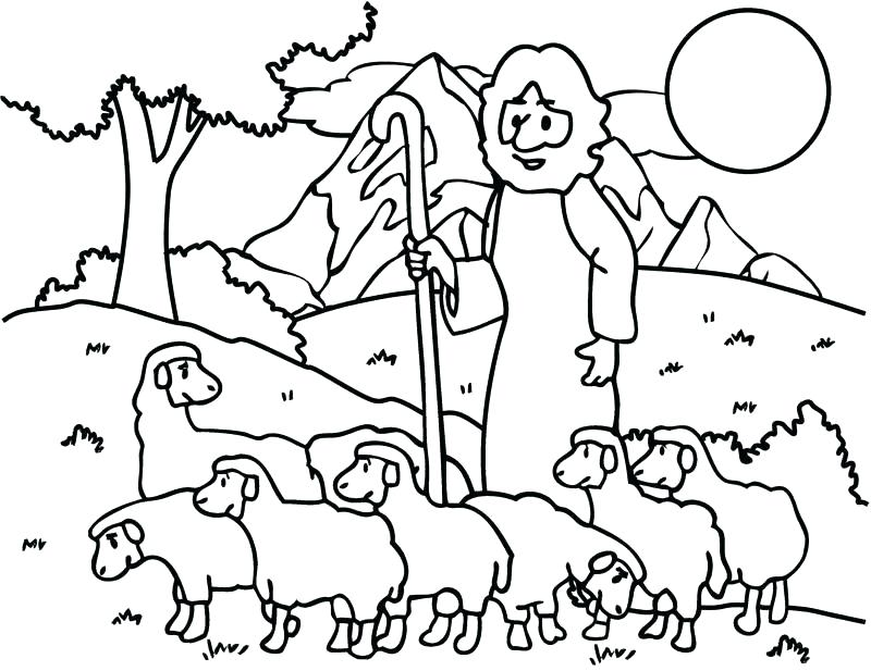800x617 Excellent Shaun The Sheep Coloring Pages Print Page Good Shepherd