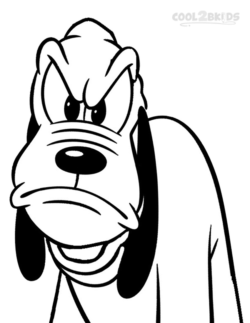 850x1096 Printable Pluto Coloring Pages For Kids Cool2bkids
