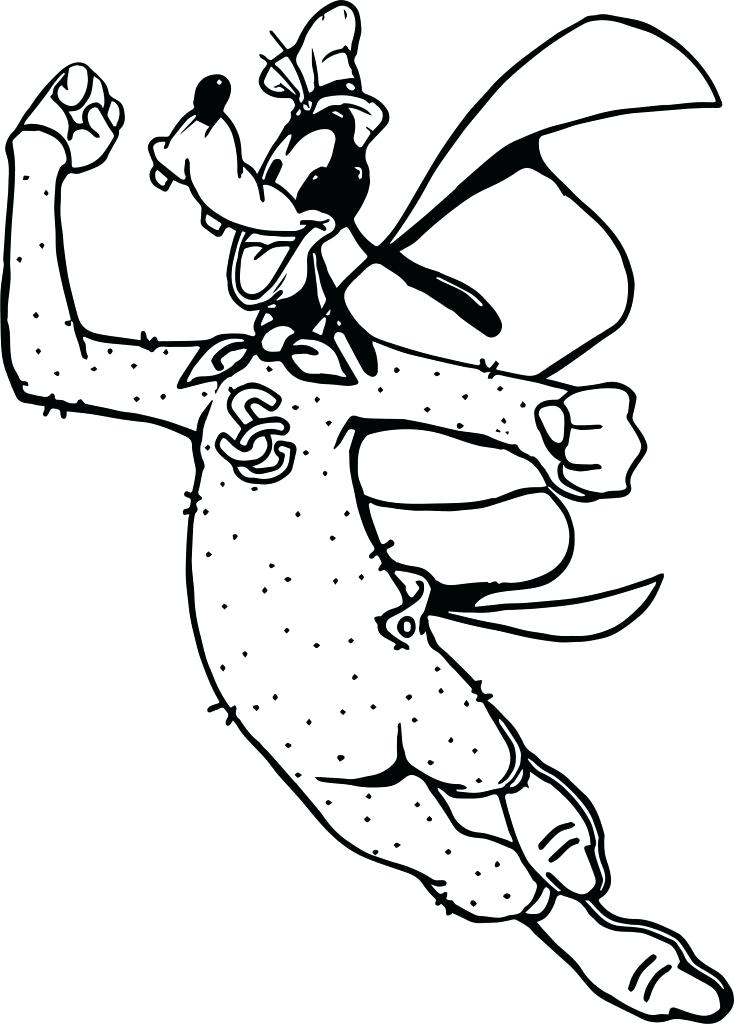 734x1024 Here Are Goofy Coloring Pages Pictures