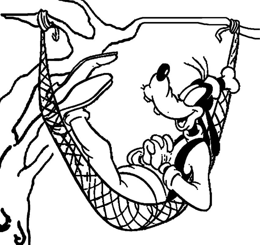 850x800 Cartoon Goofy Coloring Pages Printable Cartoons Disney Baby
