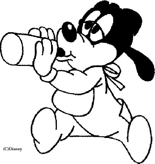 537x567 Coloring Baby Goofy Picture