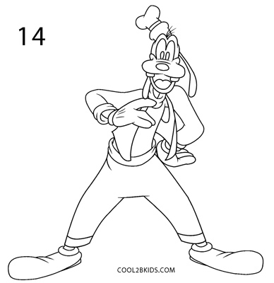 388x400 How To Draw Goofy (Step By Step Pictures) Cool2bkids