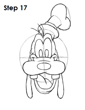 300x388 How To Draw Goofy