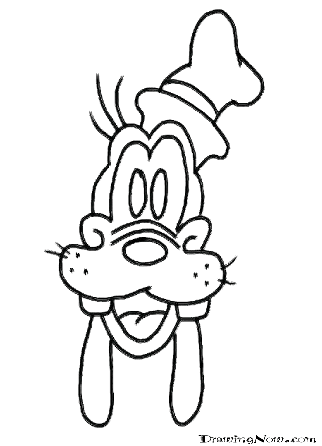 650x900 Goofy Coloring Pages