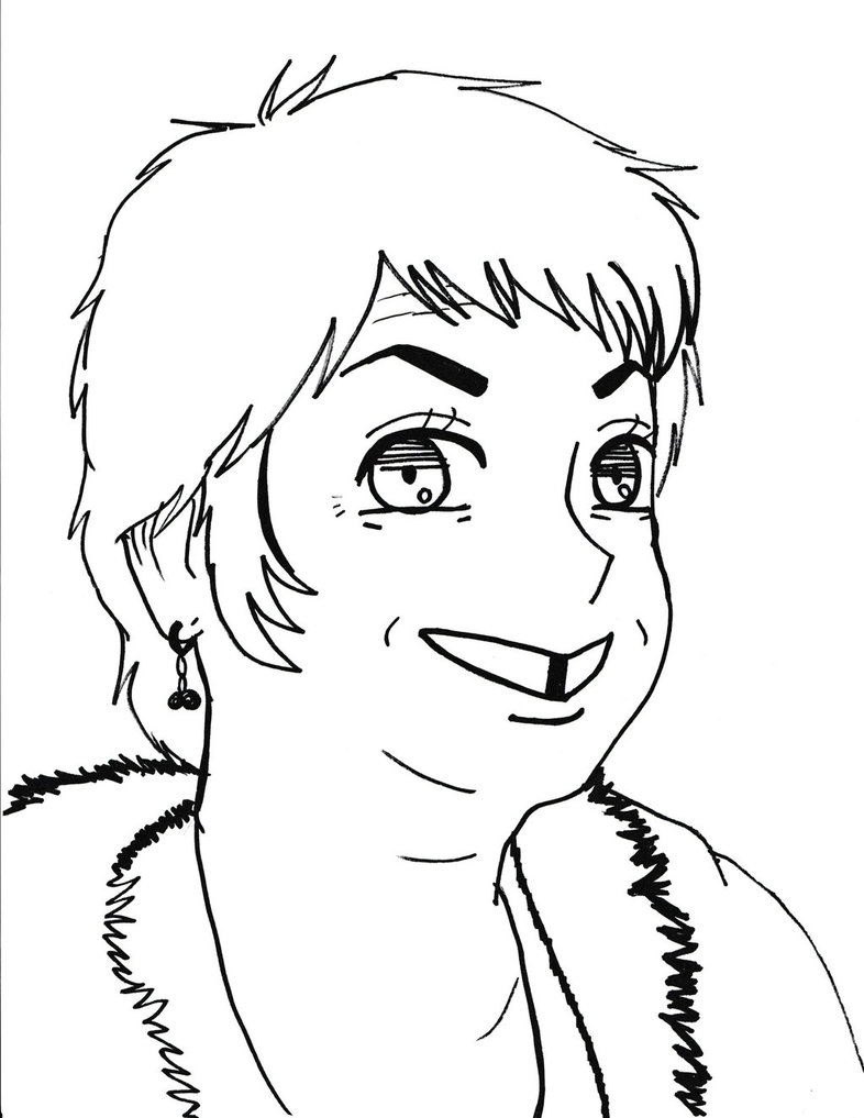 786x1017 Goofy Face Old Lady By Littlestar21