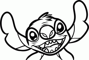 302x204 How To Draw How To Draw Stitch Easy