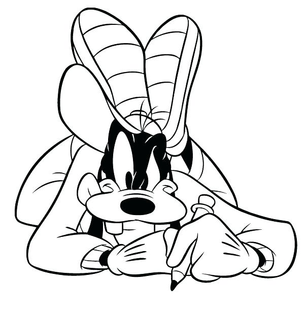 605x623 Kids Coloring Pages Adult Writing Goofy Best Images On Colouring