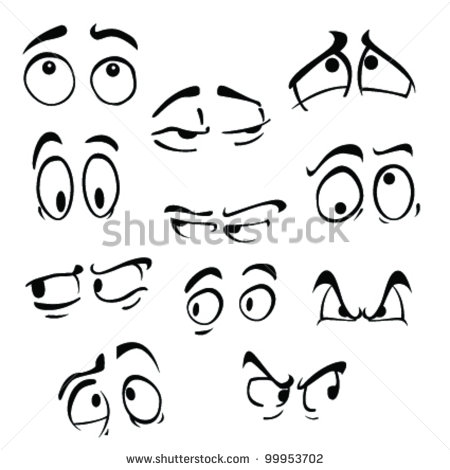 450x470 Cartoon Eyes