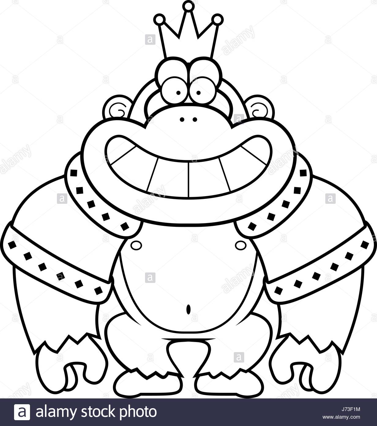 1232x1390 A Cartoon Illustration Of A Gorilla King With A Crown And Robes