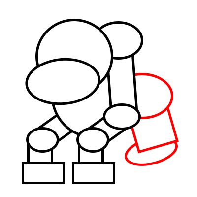 400x400 Drawing A Cartoon Gorilla