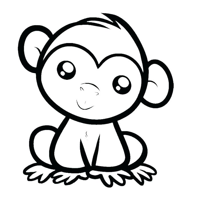 690x705 Gorilla Coloring Pages Funny Gorilla Coloring Pages