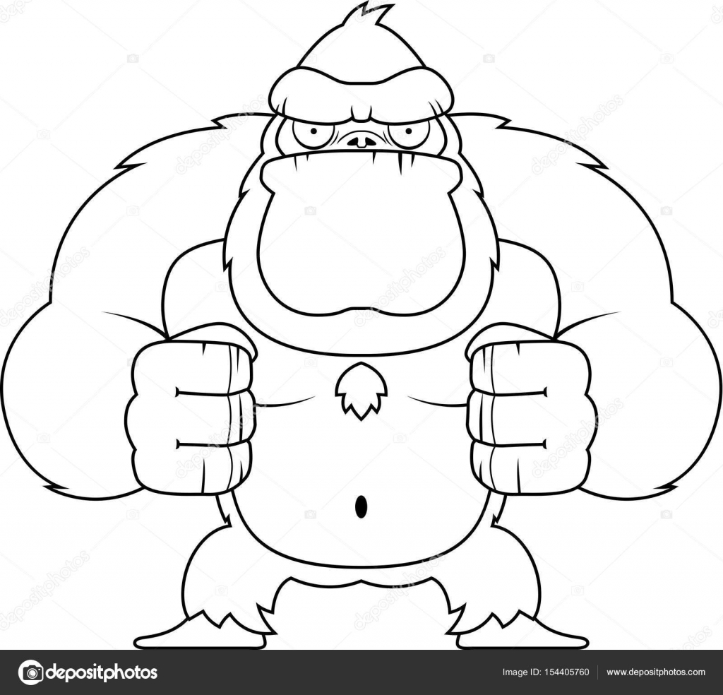 1024x984 Cartoon Angry Gorilla Stock Vector Cthoman