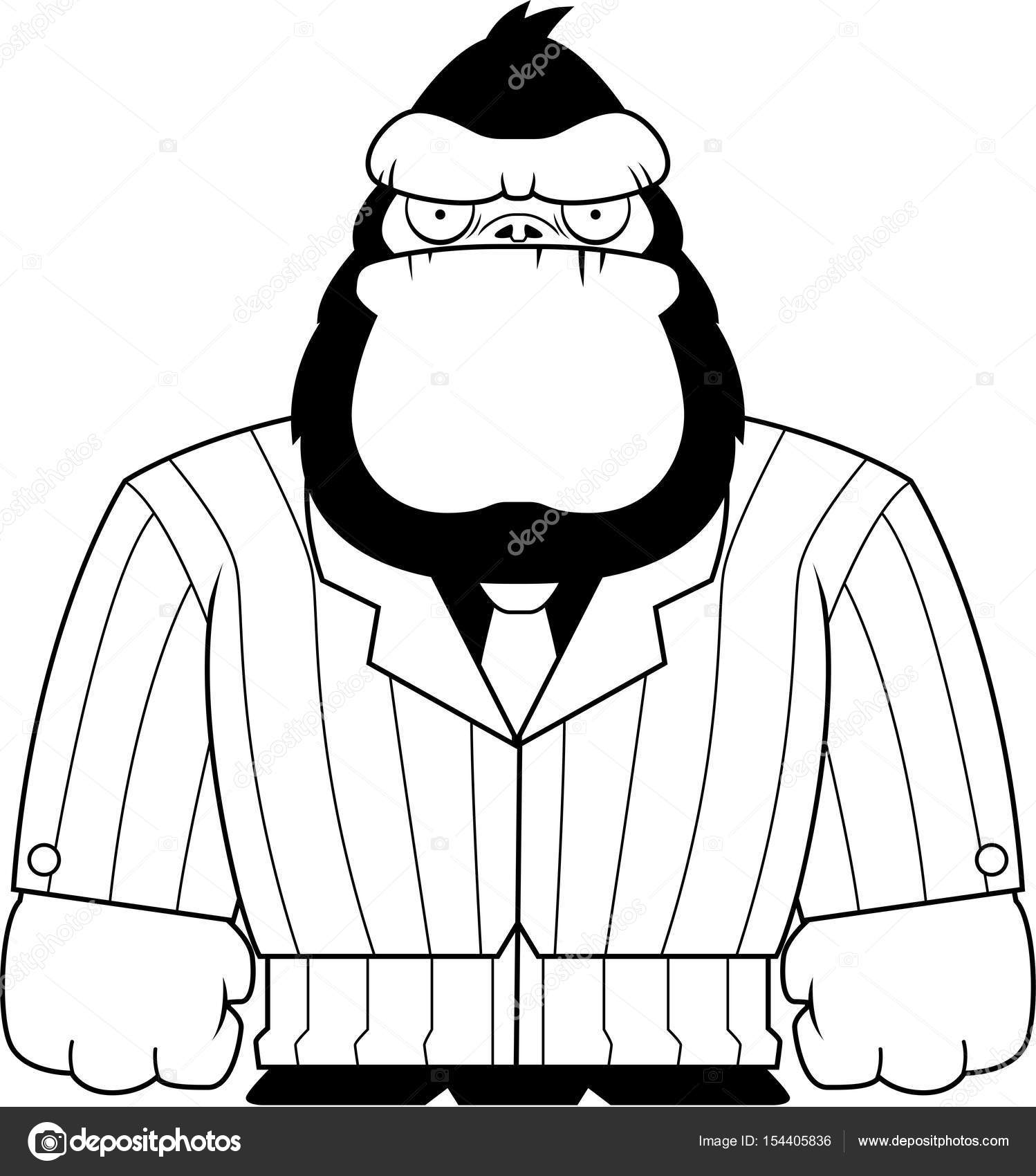 1498x1700 Cartoon Gorilla Suit Stock Vector Cthoman