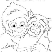 220x220 Gorilla Coloring Pages, Drawing For Kids, Kids Crafts