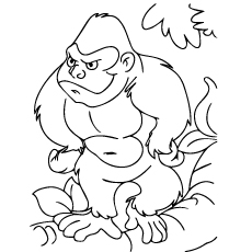 230x230 Top 25 Free Printable Monkey Coloring Pages For Kids