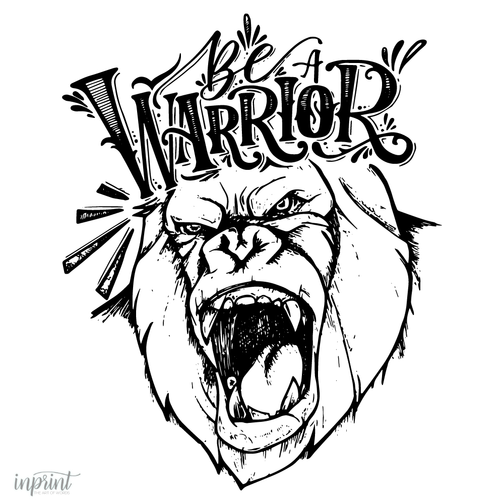 1000x1000 Gorilla Art Print That Is Downloadable