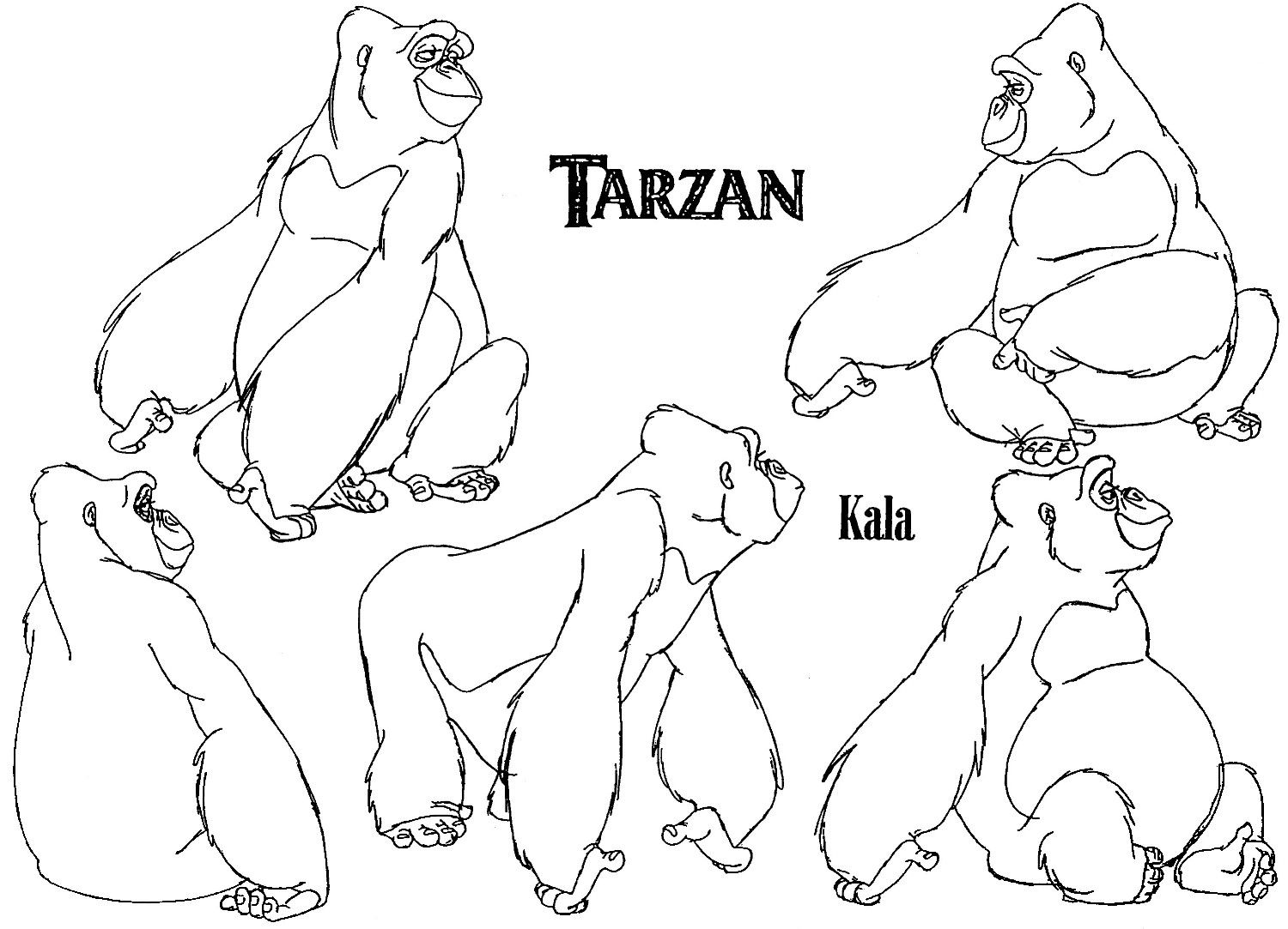 1500x1083 Best Tarzan Gorilla Ideas On Disney Princess
