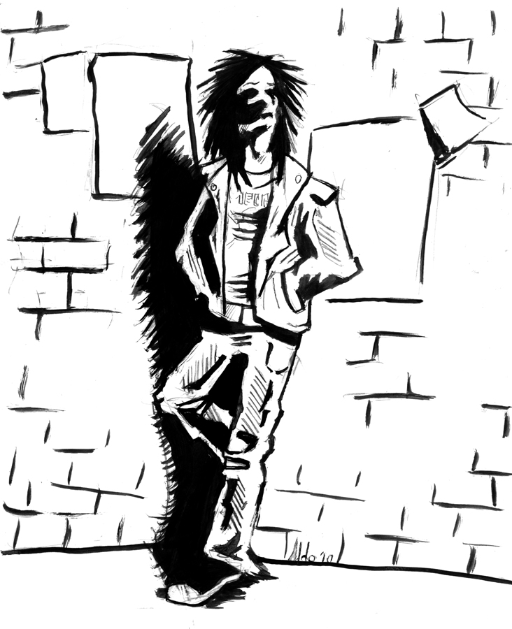 732x900 Goth Rocker By Maledictus