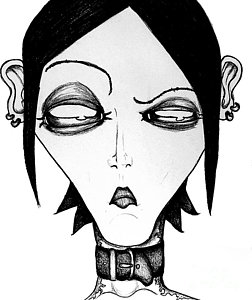 252x300 Goth Girl Drawings