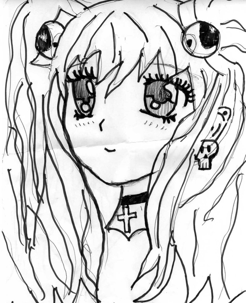 806x990 Goth Girl (Manga) By Xmangax