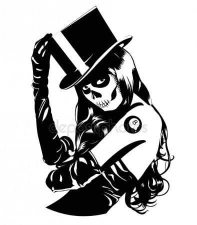 394x450 Gothic Girl Stock Vectors, Royalty Free Gothic Girl Illustrations