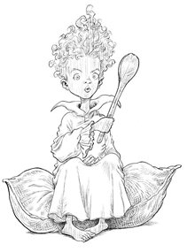 220x285 Chris Riddell Goth Girl