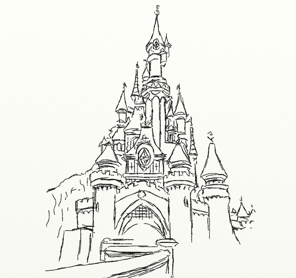 953x896 Cinderella Castle Coloring Pages