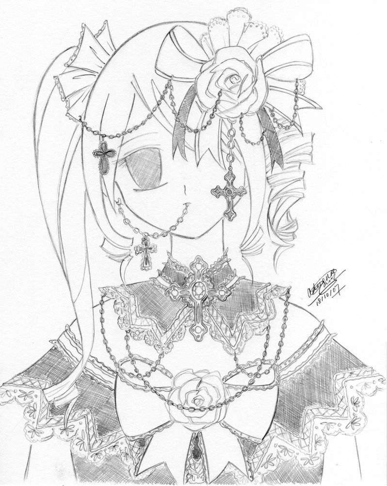 798x1001 Gothic Girl By Feyon