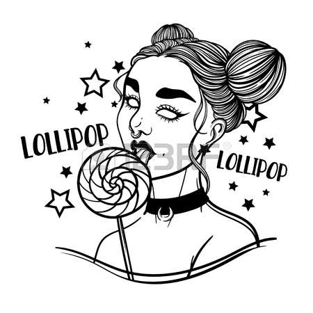 450x450 3,361 Gothic Girl Stock Vector Illustration And Royalty Free