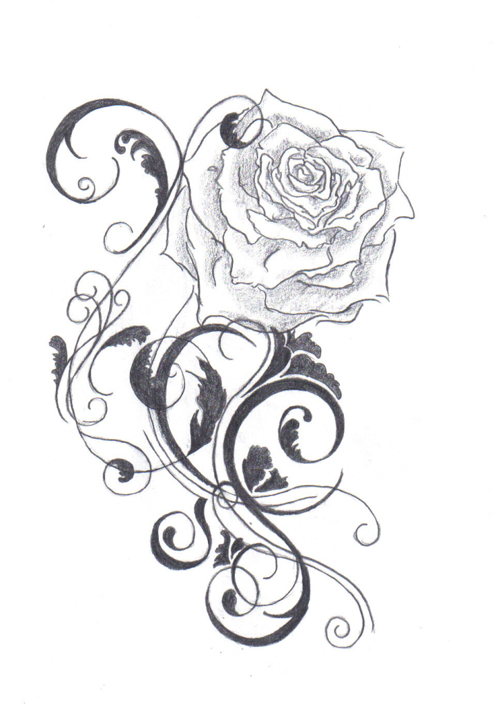 718x1023 Rose Tattoo Popular Tattoo Ideas