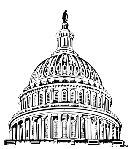 438x500 U. S. Capitol Dome Stock Image And Royalty Free Vector Files