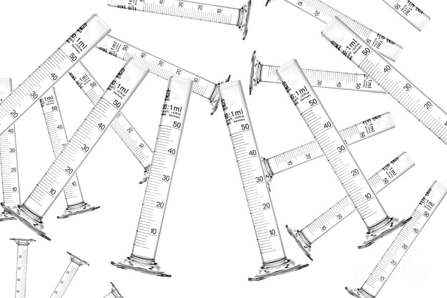 900x600 Graduated Cylinders Photograph By Sigrid Gombert