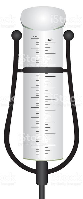 333x800 Rain Gauge Clip Art Black And White