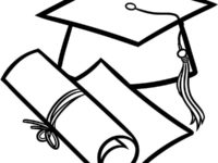 200x150 Graduation Cap Coloring Page Luxury Graduation Hat Images Coloring