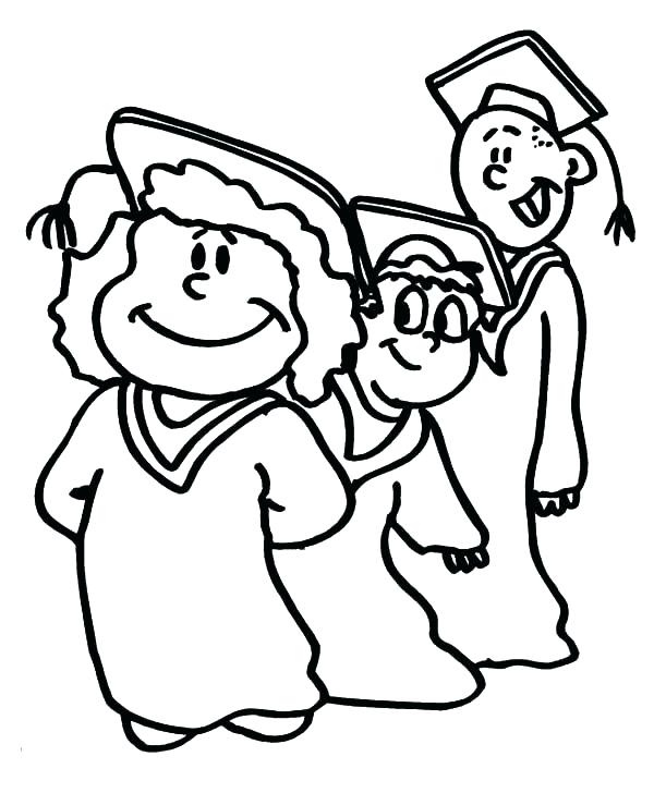 600x728 Graduation Cap Coloring Page