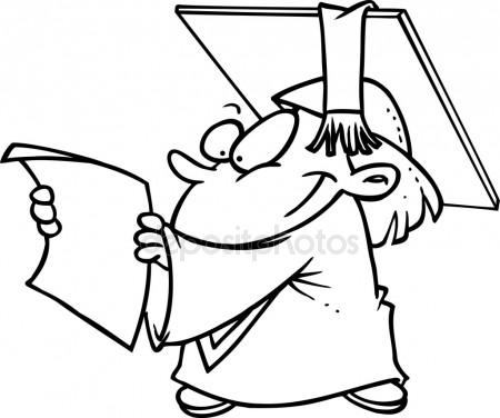 450x376 Girl Graduate Gown Stock Vector Yupiramos