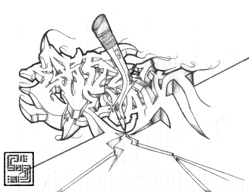 Graffiti Art Drawing at GetDrawings | Free download