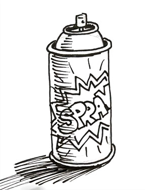 286x373 Pictures Graffiti Spray Can Drawings,