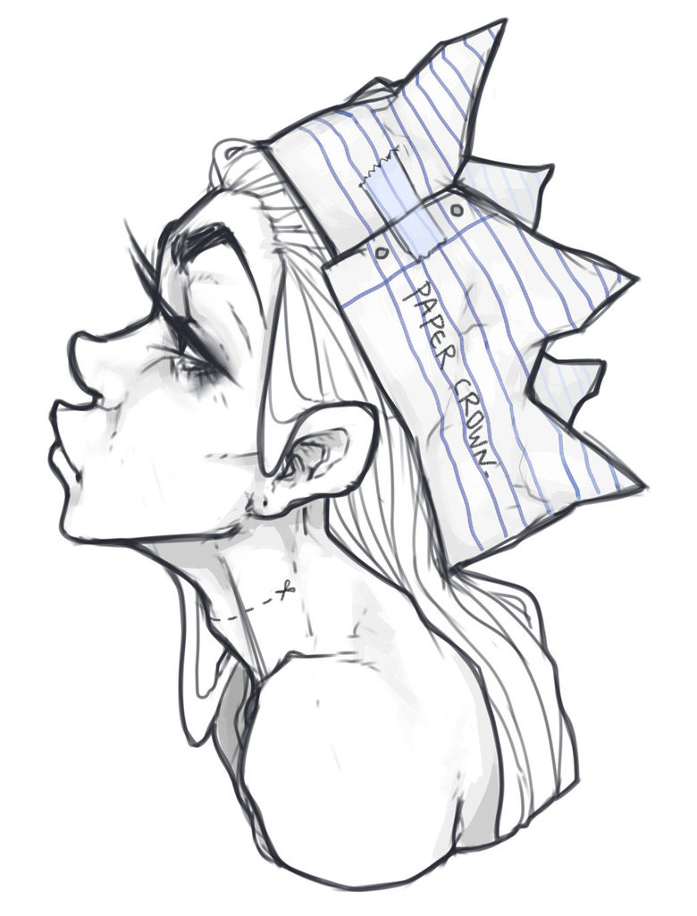 780x1025 Crown Drawing