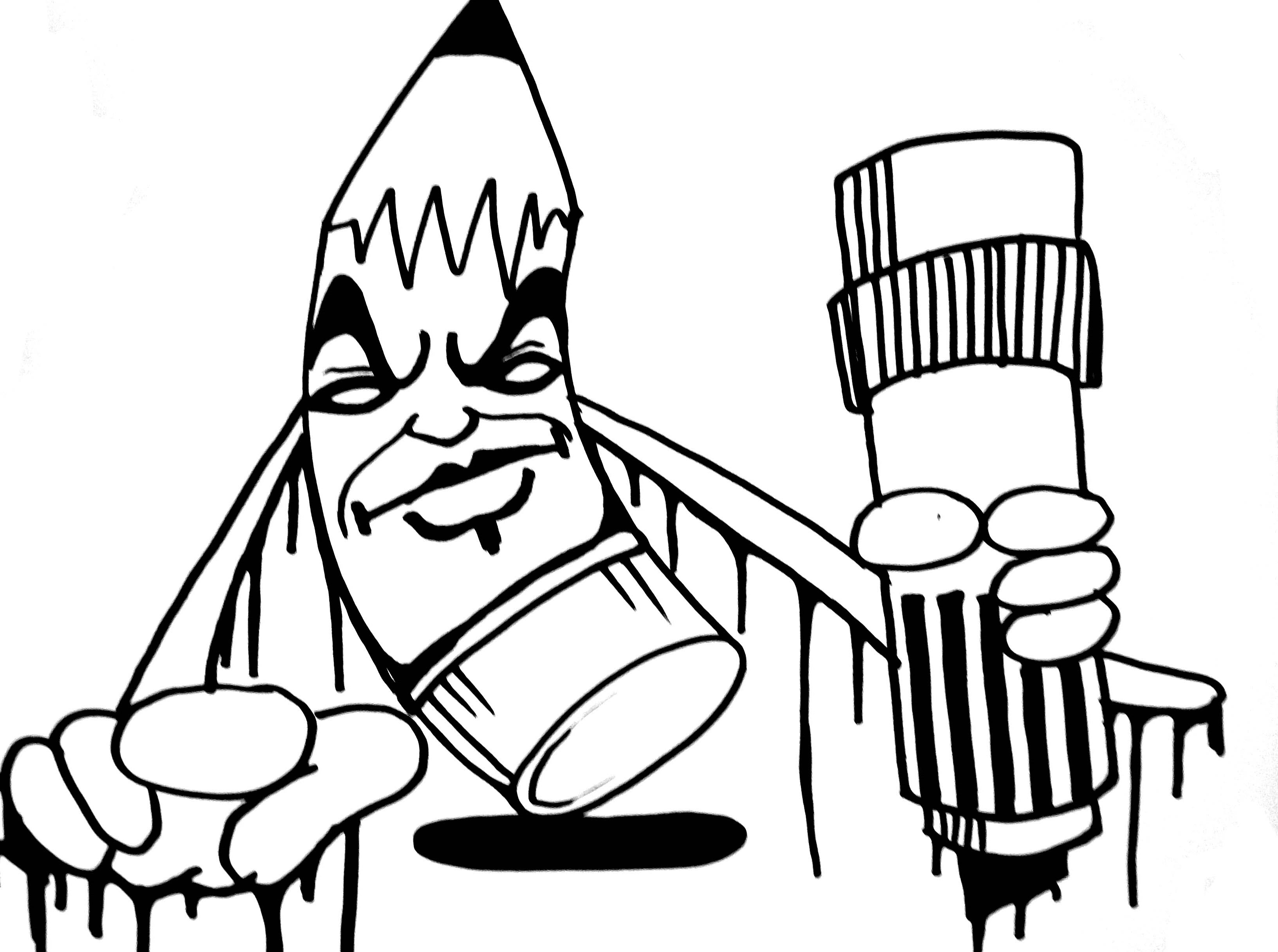 3263x2431 Graffiti Character Girl Pencils Basic Graffiti Character Graffiti