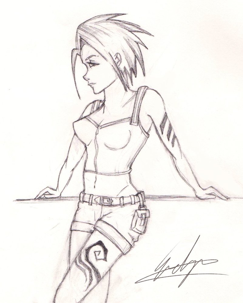 801x997 Graffiti Girl (Concept Sketch) By Nevelyne