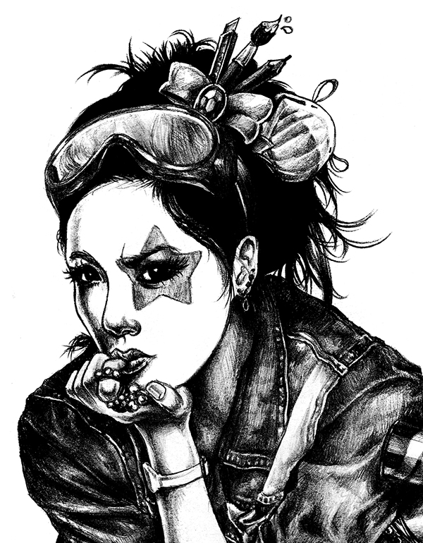 600x770 Graffiti Girl On Behance