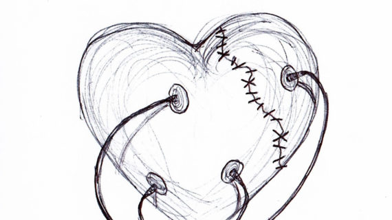570x320 Cool Sketches Of Broken Hearts Broken Heart Drawing