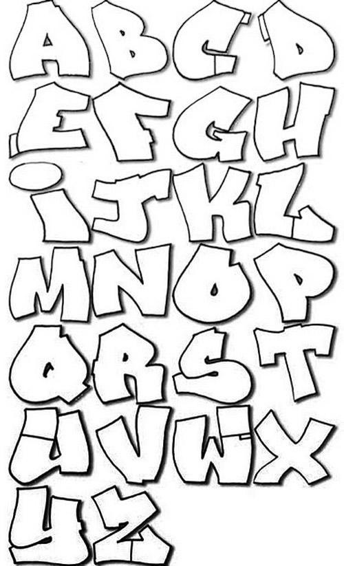 Graffiti Letters Az Drawing at GetDrawings | Free download