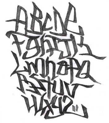 353x400 Draw Graffiti Letters Alphabet How To Draw