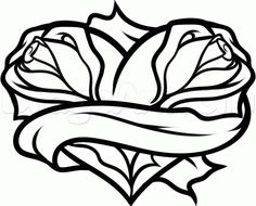 236x190 Heart With Rose Through It